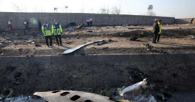 Пожар в двигателя е предизвикал катастрофата на украинския пътнически самолет заяви