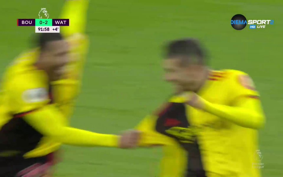 Отборът на Уотфорд спечели дербито на дъното на 22-рия кръг