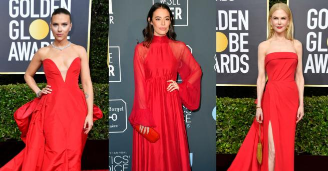 Любопитно Цветовете които доминират на червения килим Тези цветове са