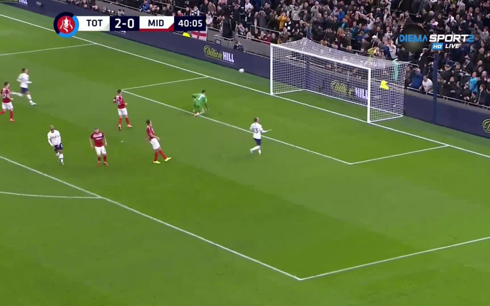 Отборът на Тотнъм победи с 2:1 Мидълзбро в мач-реванш от