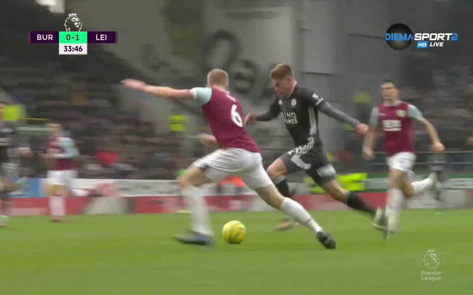 В 33-ата минута на двубоя Харви Барнс откри резултата в