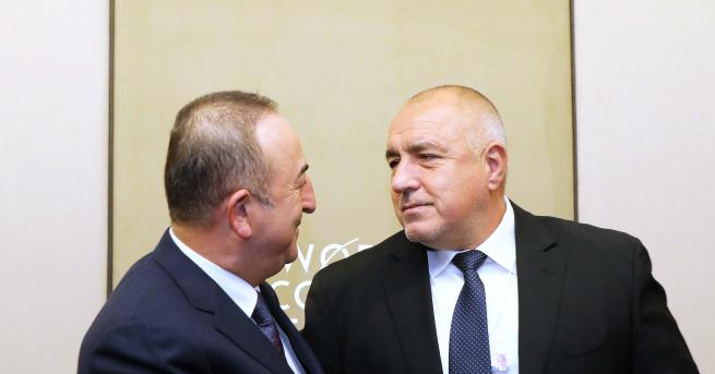 Премиерът Бойко Борисов проведе среща турския външен министър Мевлют Чавушоглу