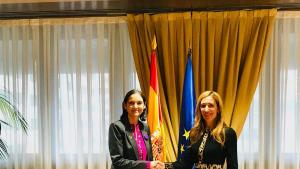 Николина Ангелкова Мадрид среща