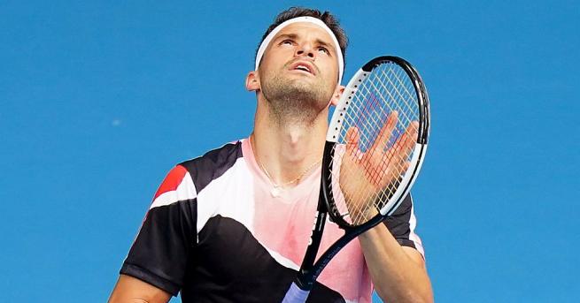 Най добрият български тенисист – Григор Димитров отпадна във втория кръг