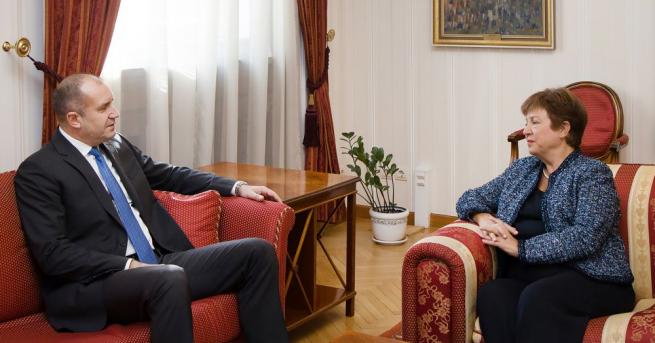Президентът Румен Радев се срещна днес на Дондуков 2 с
