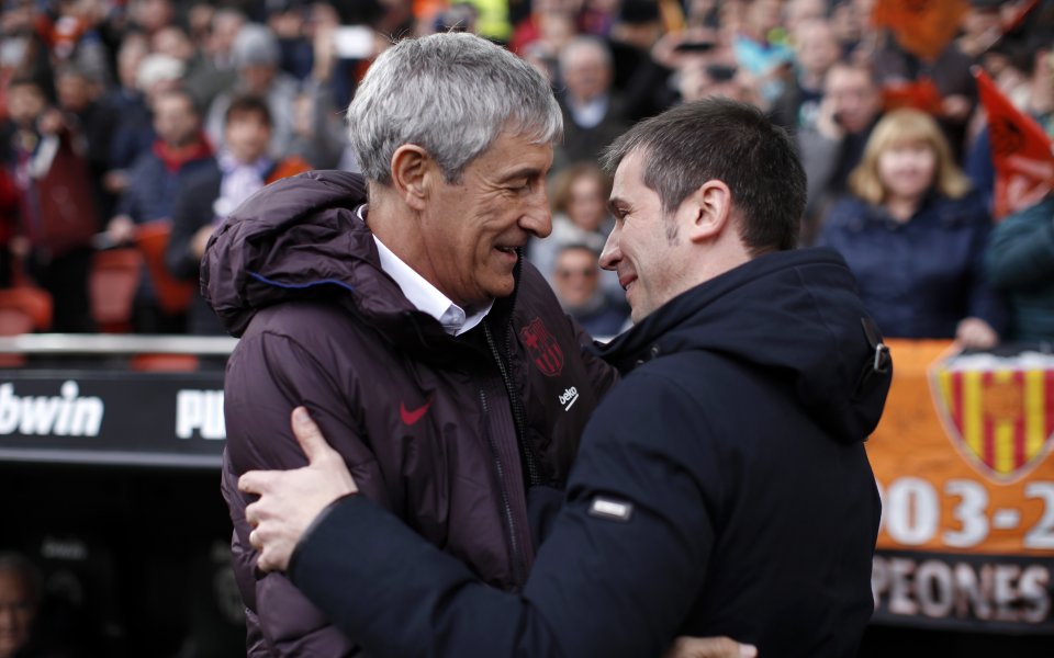 Отборите на Валенсия и Барселона играят при резултат 0:0 в