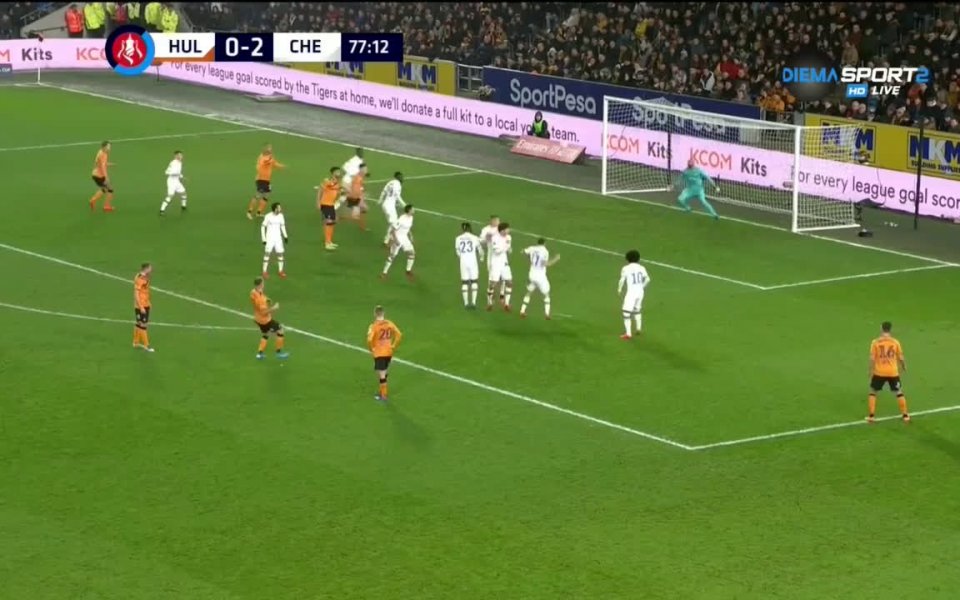 Отборът на Челси победи с 2:1 Хъл Сити в двубой