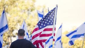 САЩ и Израел знамена