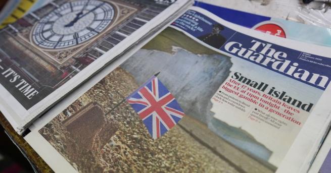 Въодушевени или огорчени британските вестници се отнасят към Брекзит както