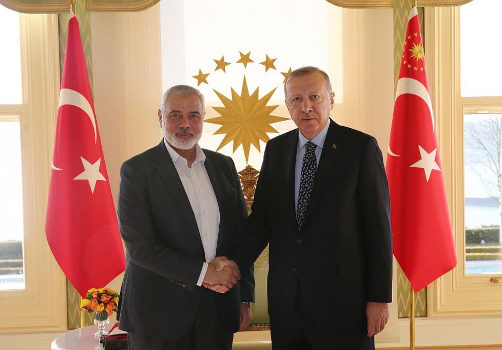 Ердоган се срещна с лидера на Хамас