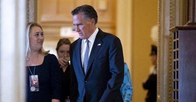 Сенаторът републиканец Мит Ромни заяви, че ще гласува Доналд Тръмп