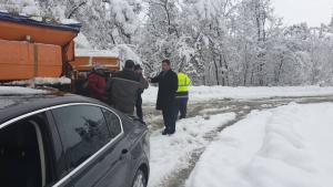 сняг и почистваща техника община Родопи