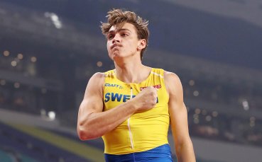 Шведът Арман Дюплантис постави нов световен рекорд в овчарския скок по