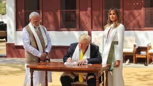 Доналд Тръмп Индия Мелания