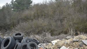 Почистват нерегламентирано сметище в Разград