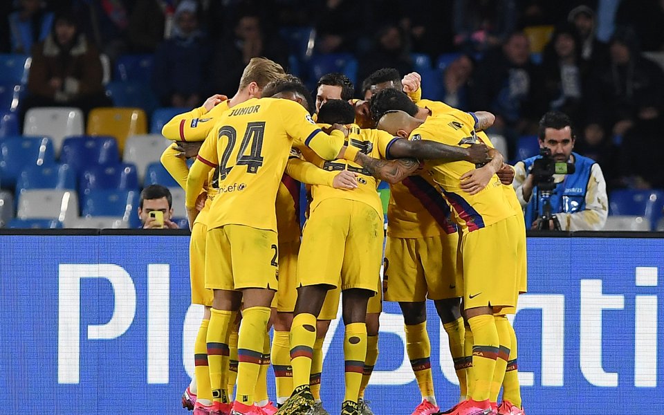 Барселона в официалния си "Twitter" обяви, че първият отбор на