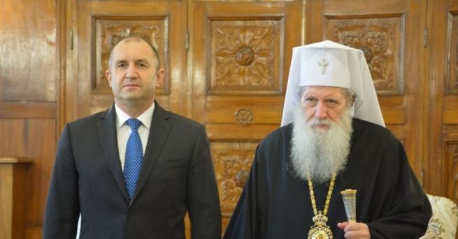 Днес в Синодната палата Българският патриарх Неофит прие президента Румен