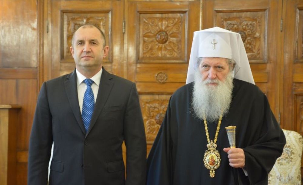 Румен Радев и патриарх Неофит