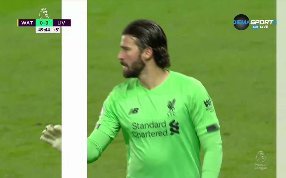 Уотфорд - Ливърпул 0:0 /първо полувреме/