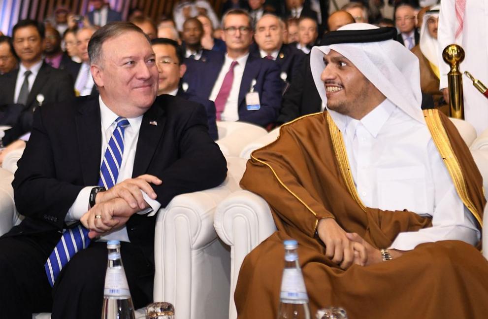 Майк Помпео и катарският министър-председател