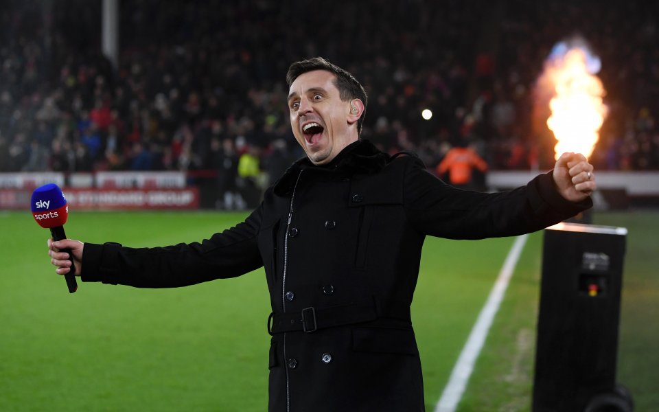 Легендата на Манчестър Юнайтед - Гари Невил отпразнува по подобаващ