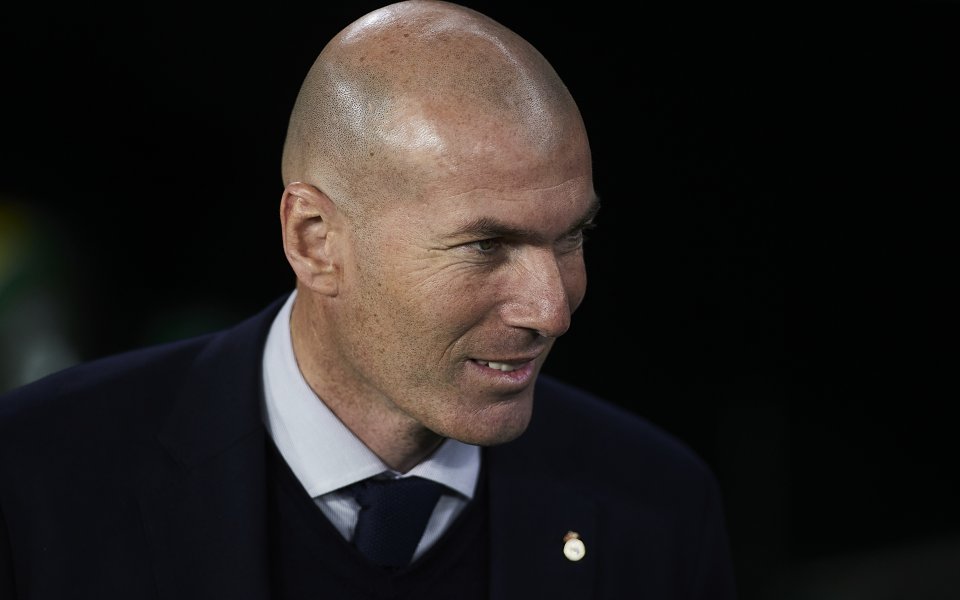 Наставникът на Реал Мадрид Зинедин Зидан не одобрява напълно идеята