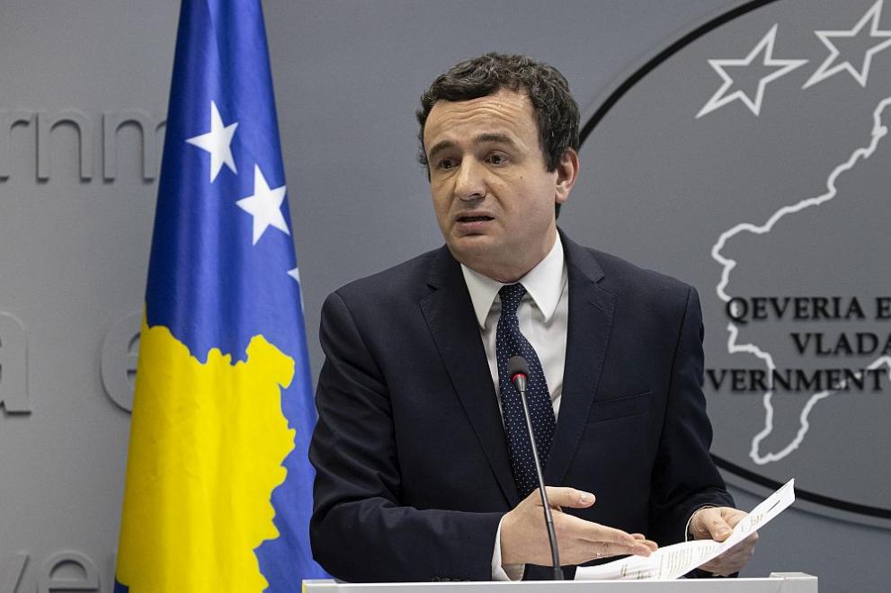 Косовският министър-председател Албин Курти призова НАТО да увеличи мироопазващите си