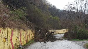 свлачище над Асеновата крепост