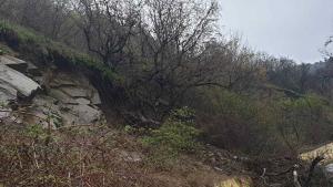 свлачище над Асеновата крепост