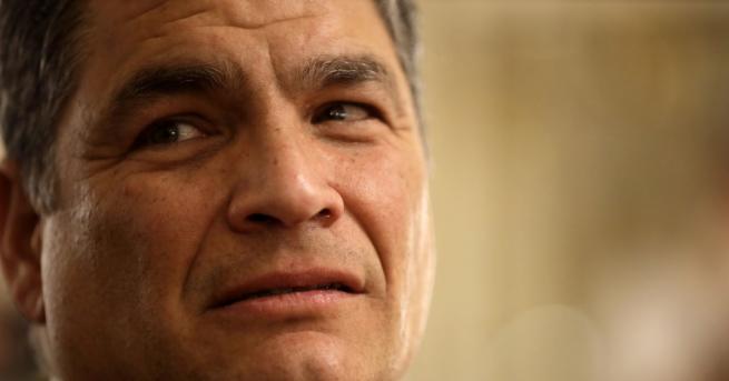 Бившият президент социалист на Еквадор Рафаел Кореа живеещ в Белгия