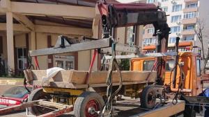 Паяк вдигна каруца в Столипиново