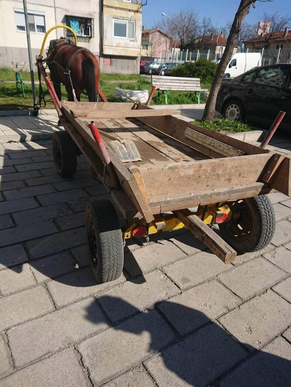  Паяк подвигна каруца в Столипиново 