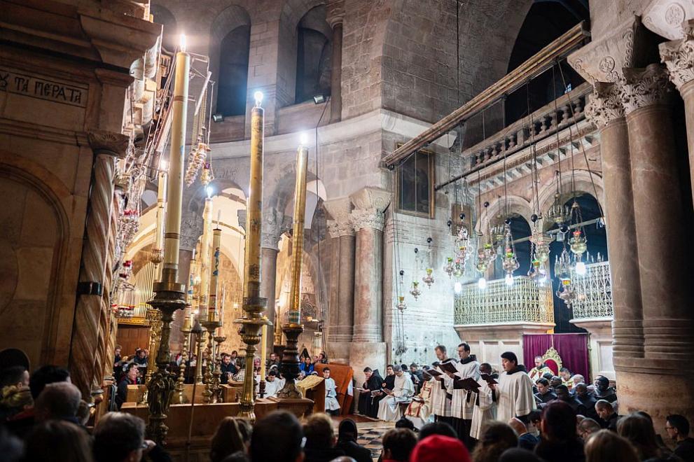 Миналогодишната великденска литургия в Ерусалим