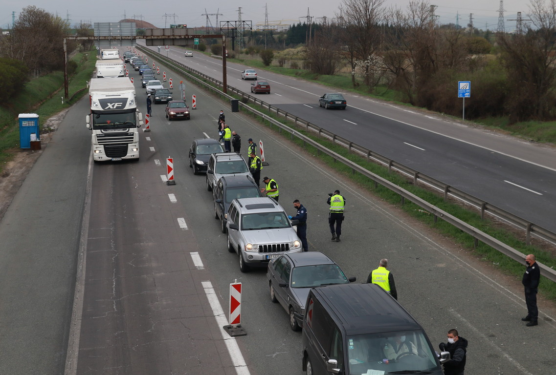 <p>Автомагистрала &quot;Хемус&quot; в посока София</p>