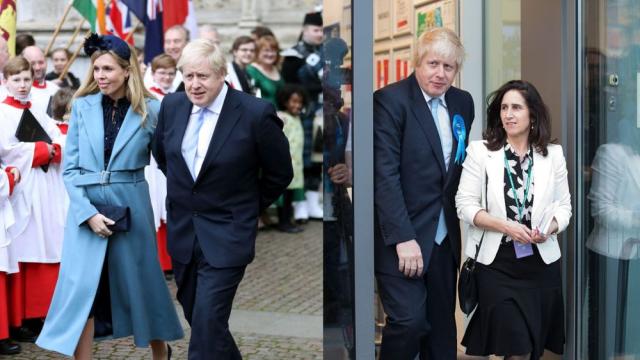 Бившата и настоящата - двете жени до Борис Джонсън (СНИМКИ)