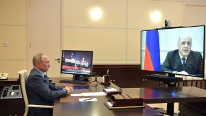 Владимир Путин и Михаил Мишустин