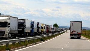 Ситуацията с трафика на камиони в района на ГКПП 