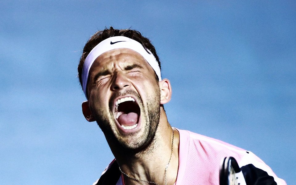 Най-добрият български тенисист Григор Димитров използва личния си профил в