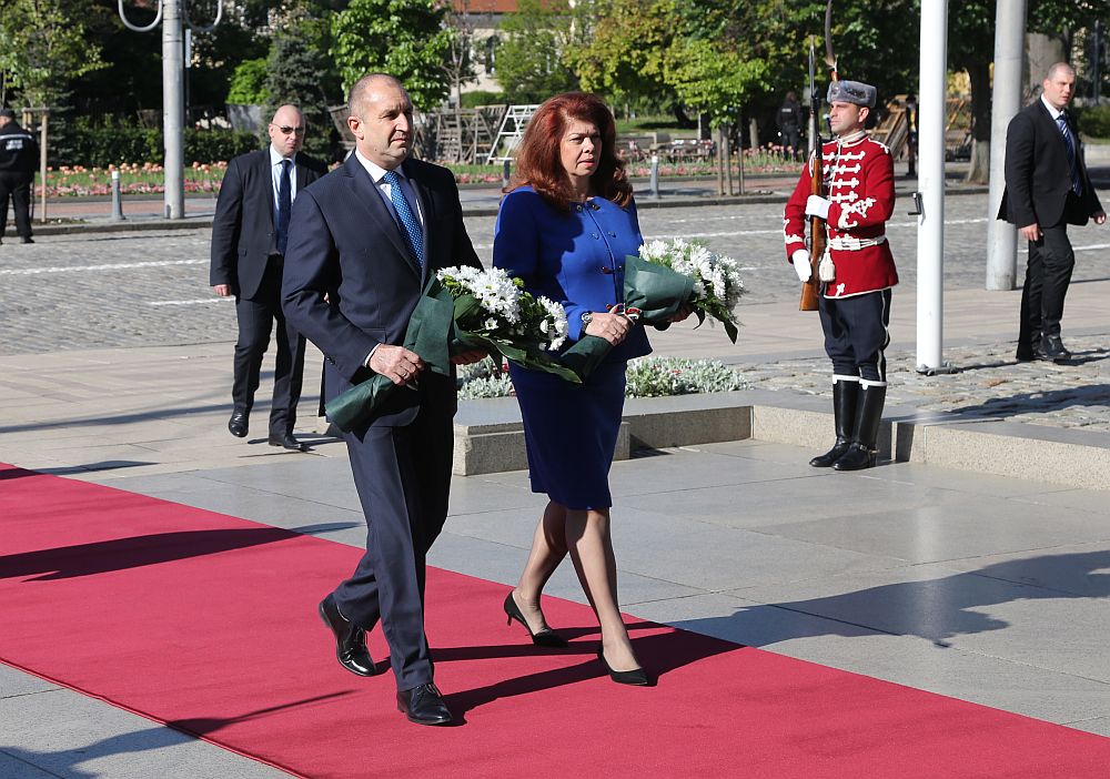 Румен Радев и Илияна Йотова