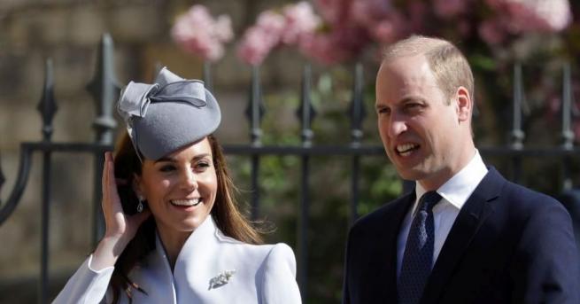 Кейт Мидълтън принц Уилям и техните три деца принц