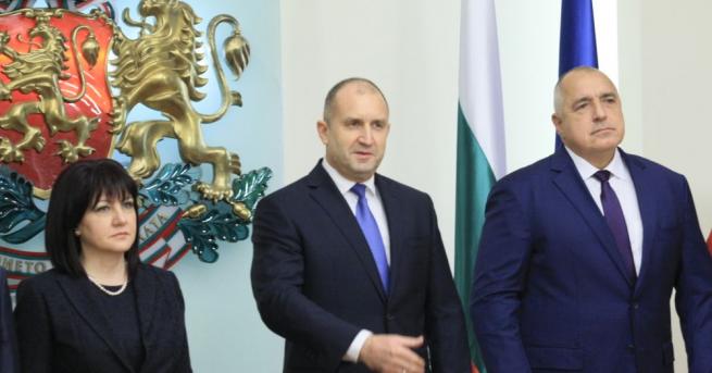 Тримата големи в държавата  председателят на парламента Цвета Караянчева