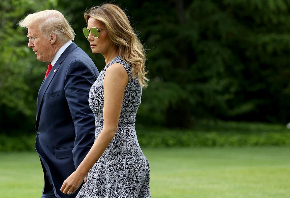  Доналд Тръмп и Мелания Тръмп 