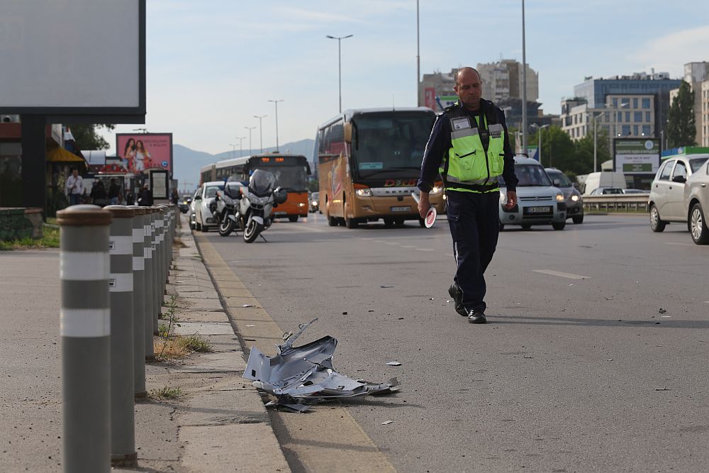 Катастрофа на "Цариградско шосе", загина моторист