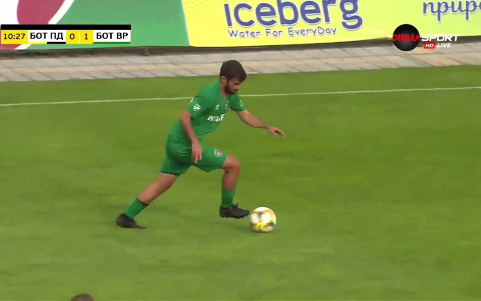 Валери Домовчийски откри резултата в двубоя между Ботев Пловдив и