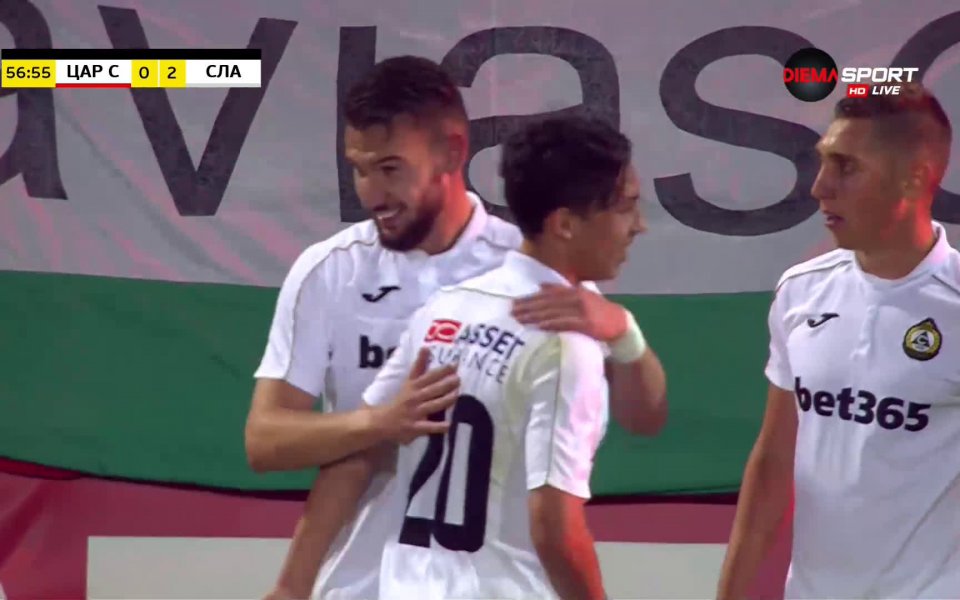 Славия поведе с 2:0 при визитата си на Царско село