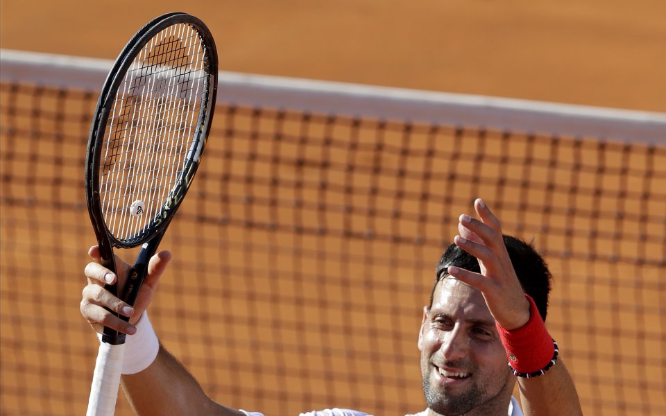 Лидерът в световната тенис ранглиста - Новак Джокович, се класира