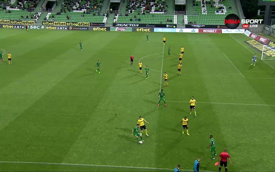 Отборът на Лудогорец успя да изравни резултата срещу Ботев Враца,