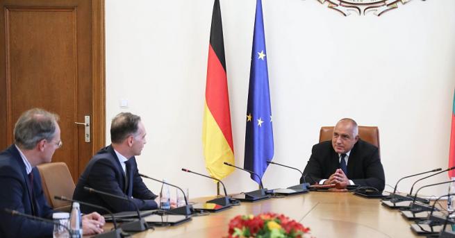 Премиерът Бойко Борисов и министъра на външните работи на Германия