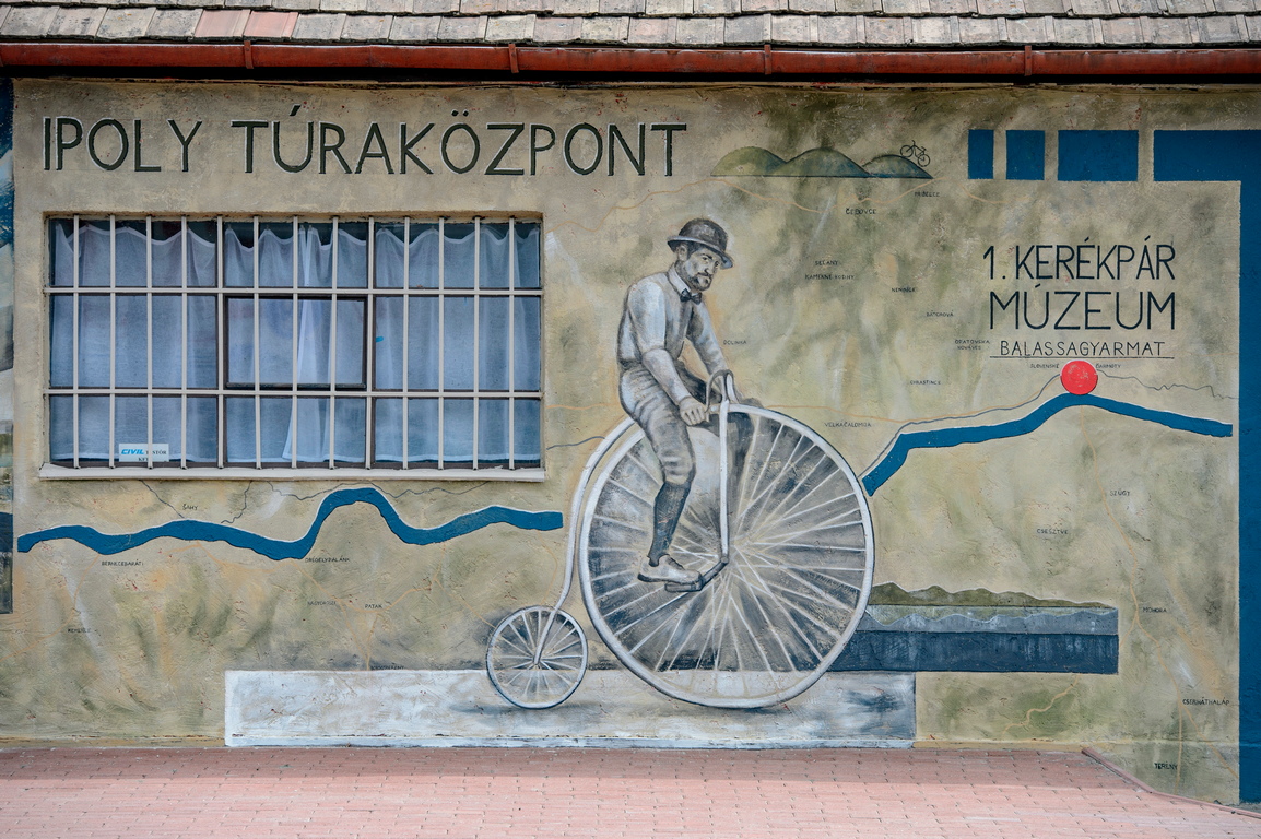 <p>Първия унгарски музей на велосипедите в Баласагярмат, Унгария.</p>