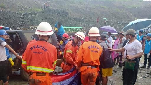  Свлачище лиши живота на 162 миньори в Мианмар 